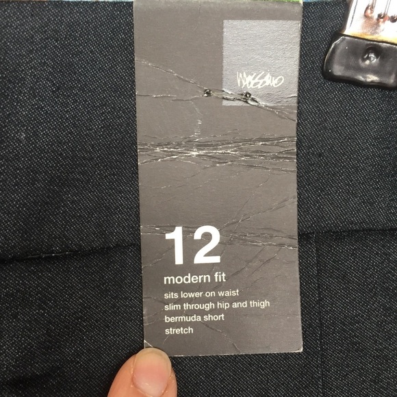 Mossimo Modern Fit Bermuda Shorts Size 12 - Picture 4 of 4